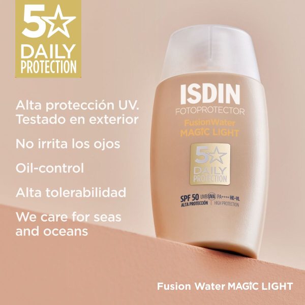 Fusion Water Magic Tono Light SPF50 - ISDIN - Imagen 2