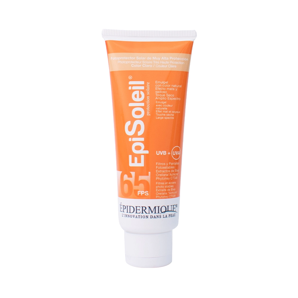 Episoleil Antisolar SPF 65 Toque Seco Color Claro - Epidermique