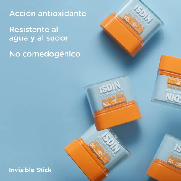 Fotoprotector Invisible Stick SPF 50 Protector Solar en Barra - ISDIN - Imagen 2